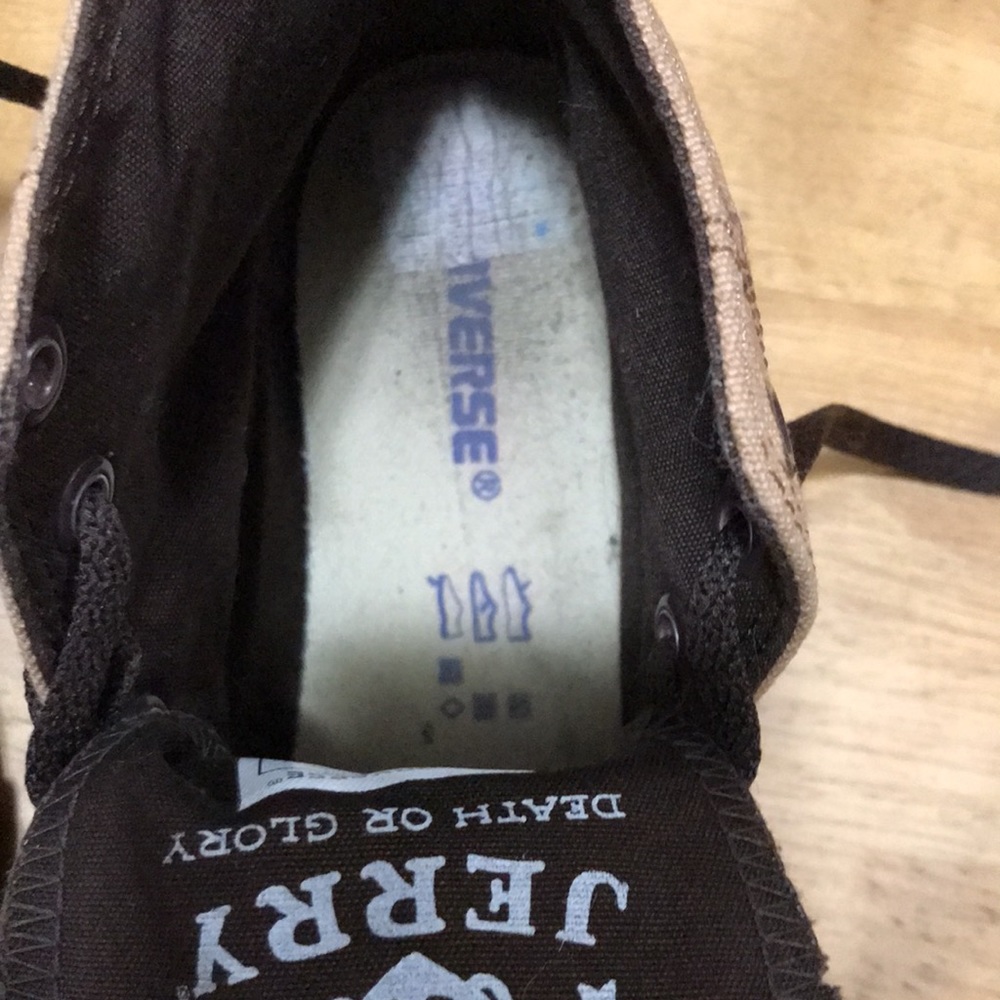 Rare Vintage Chuck Taylor Sailor Jerry Death or Glory High top sneakers. - Picture 4 of 7